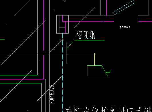 密閉肋圖紙中的標(biāo)識